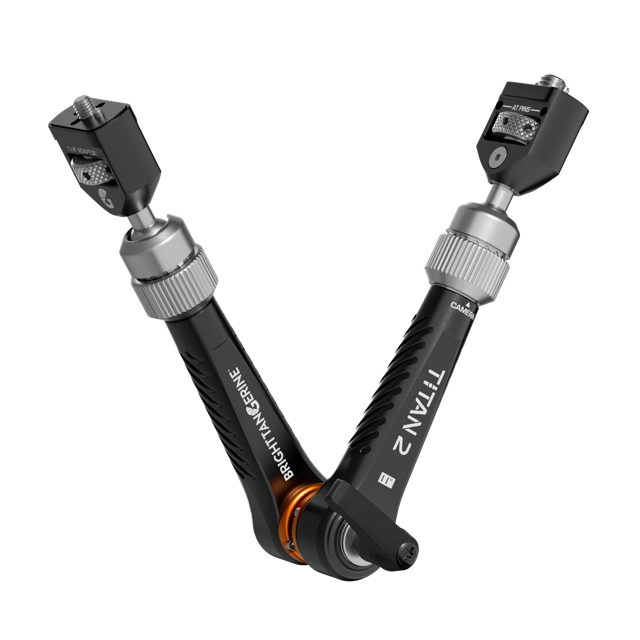 Bright Tangerine Titan Arm 2 (3/8" AT - 1/4" AT) - London Fog