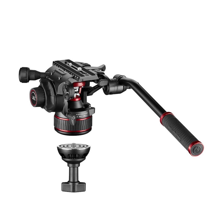 Manfrotto Nitrotech 608 video head, CF Tall Single Legs Tripod