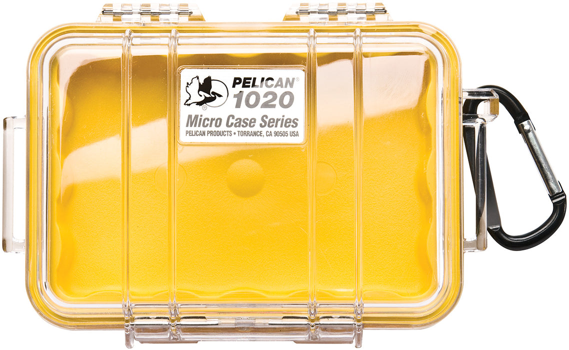 Pelican 1020 Micro Case (Clear Yellow)