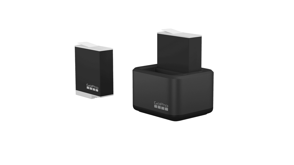 GoPro Dual Battery Charger + Enduro Batteries (Hero 9, 10, 11 & 12)