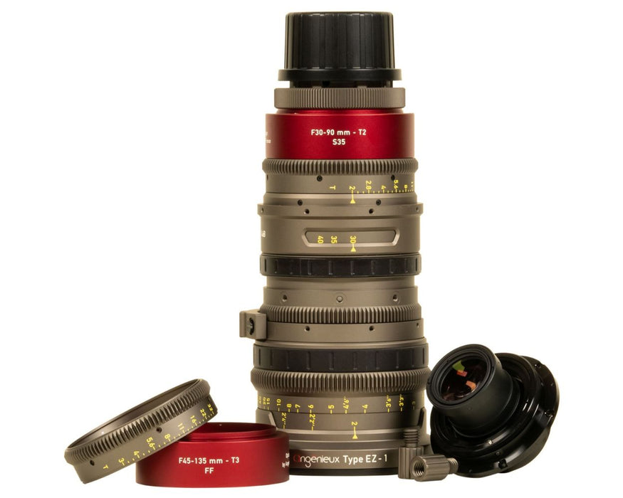 Angenieux Type EZ Series Premium Lens Pack (EZ-1 & EZ-2) - Feet Focus Scale