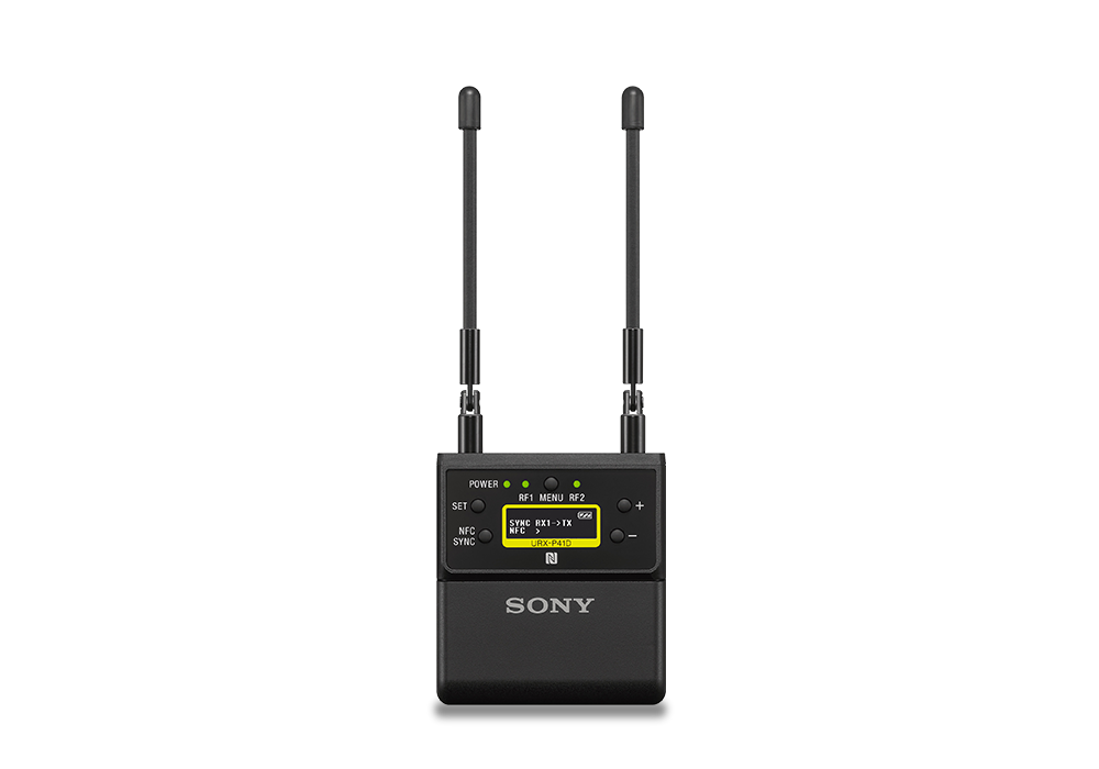 Sony URX-P41D Dual-Channel Camera-Mount Wireless Receiver (UC14: 470 to 542 MHz)