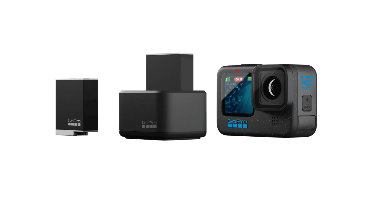 GoPro Dual Battery Charger + Enduro Batteries (Hero 9, 10, 11 & 12)