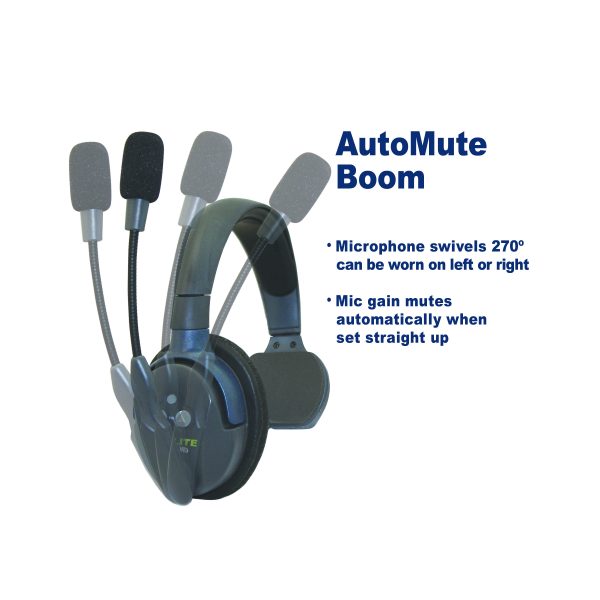 Eartec UltraLITE-HD 2 person system w/ 2 Single Headsets, batteries, charger & case