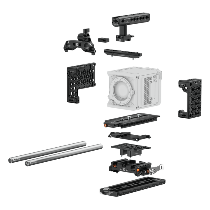 Bright Tangerine Camera Cage-Advanced Kit for RED KOMODO-X