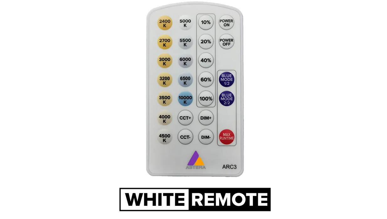 Astera Infrared White Remote