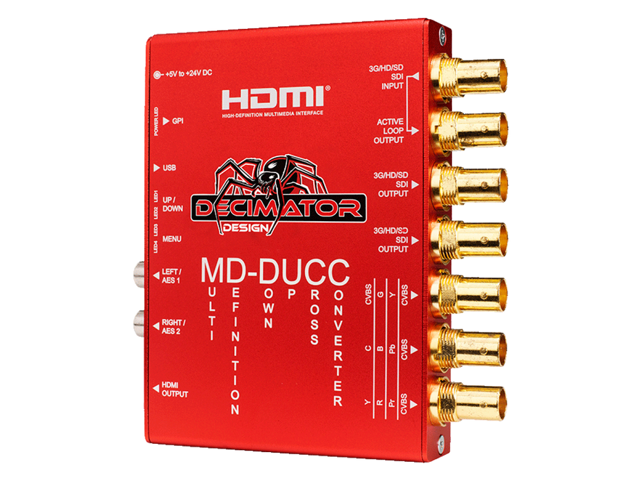 Decimator MD-DUCC Multi-Definition Down Up Cross Converter