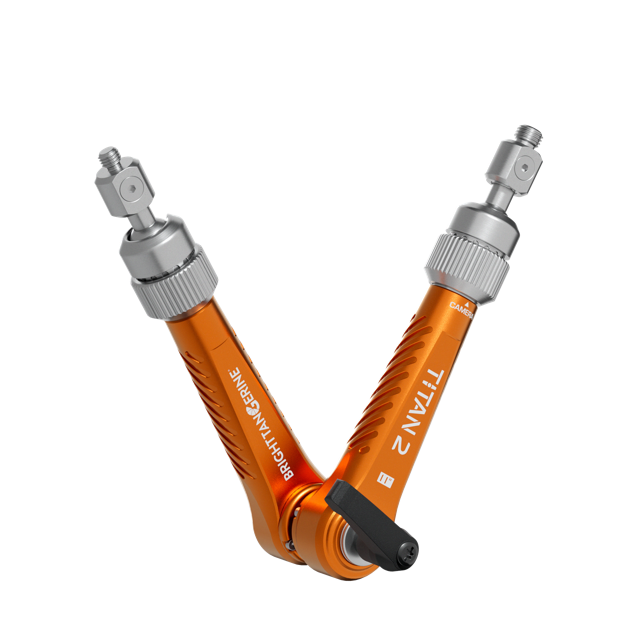 Bright Tangerine Titan Arm 2 (3/8" - 1/4") - Tangerine