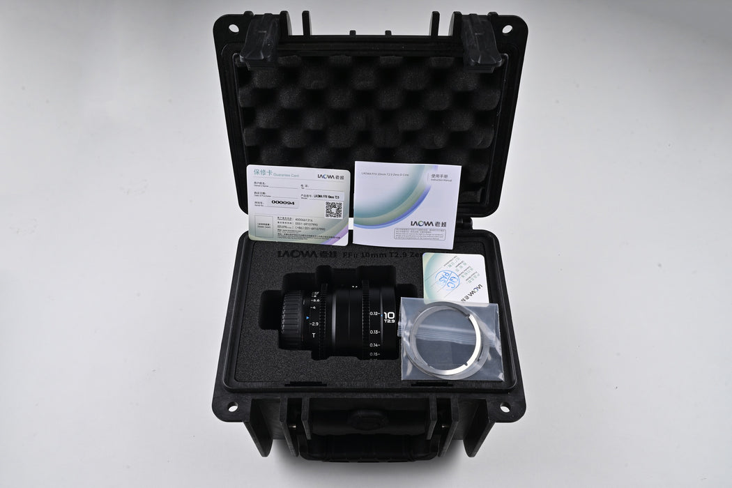 Laowa 10mm T2.9 Zero-D VV Cine Lens - Canon RF
