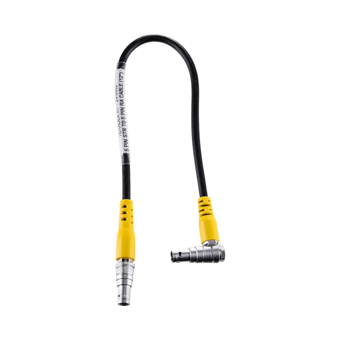 Teradek RT 5-Pin Straight to Right Angle USB Cable (Data Cable)