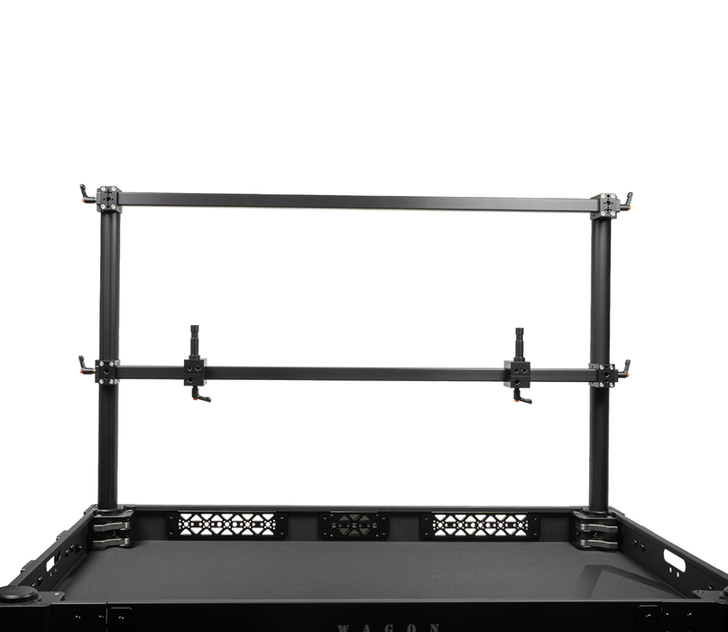 Upgrade Innovations 13225 Whaley Rail Monitor Mounting Frame (Double Rail) for Shape Wagon 40"