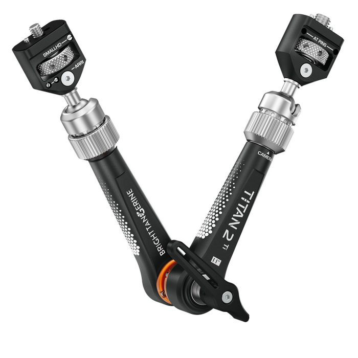 Bright Tangerine Titan Arm 2 Ti (3/8"AT - 1/4"AT) - London Fog