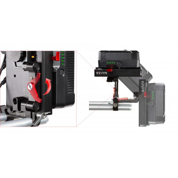 Shape D-Box Camera Power & Charger for EVA1, FS7, FS7M2, FS5, FS5M2