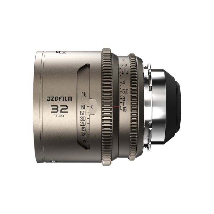 DZOFilm Arcana 32/45/75mm T2.1 Full-Frame 1.5X Hybrid Anamorphic Prime 3-Lens Set (PL mount, feet)