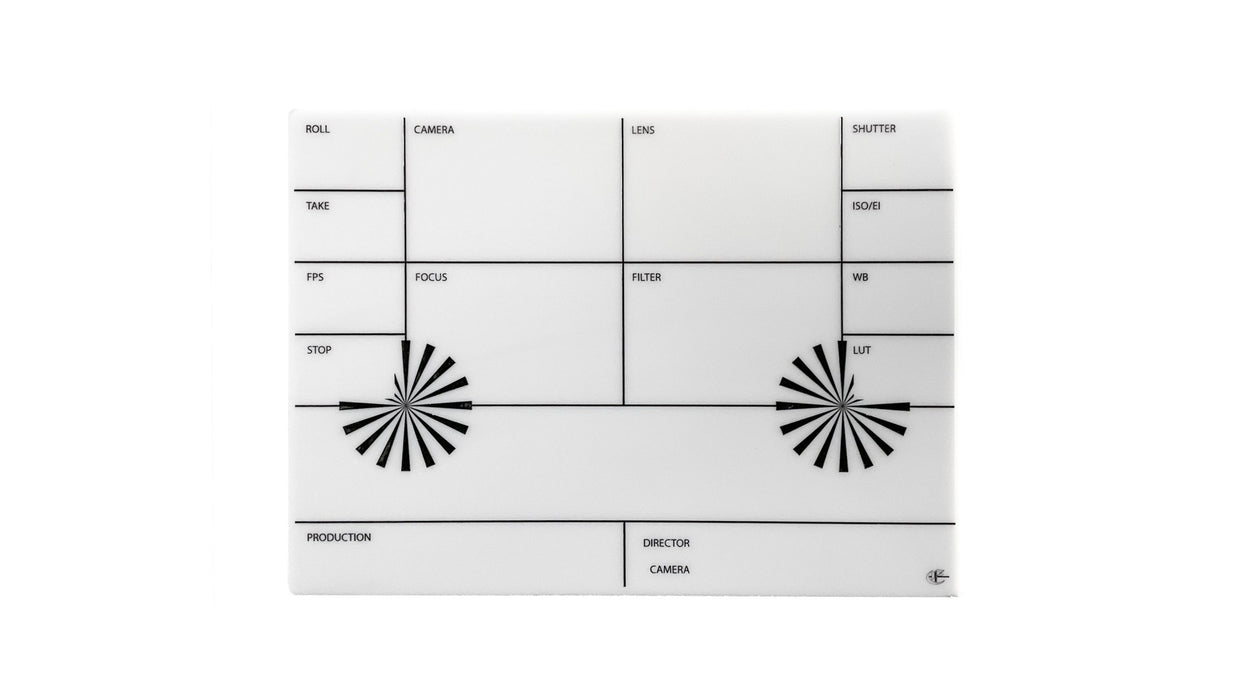 English Stix Siemens Star Testing Slate