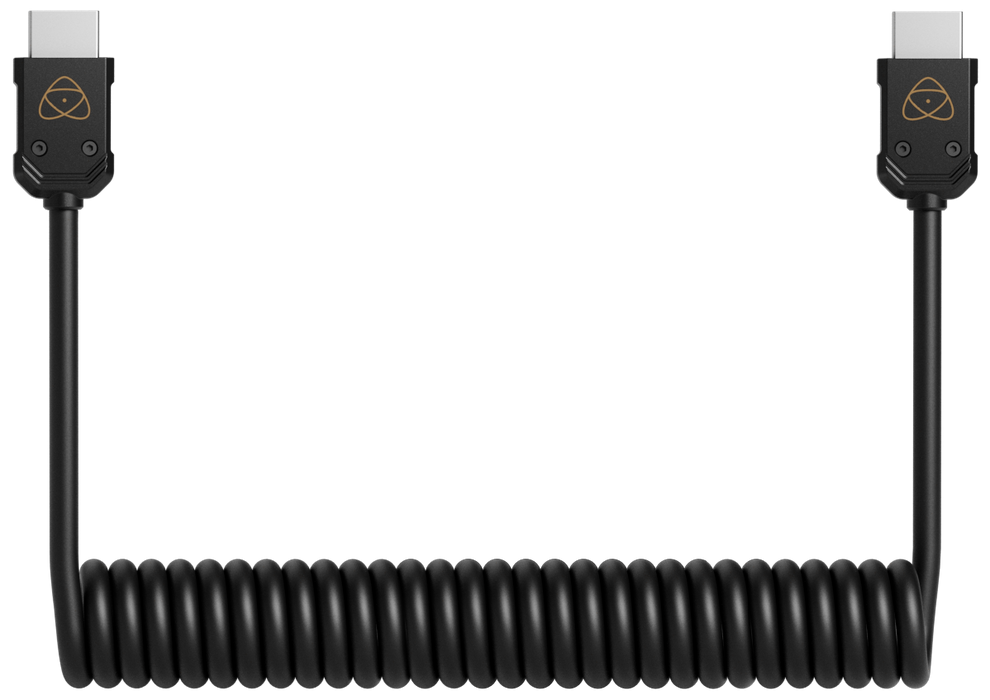 Atomos 4K/60P Coiled HDMI Cable (Full to Full) (40-80cm Extended)
