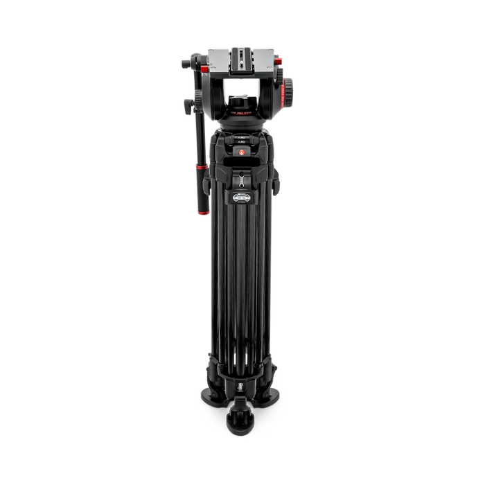 Manfrotto 509 Video Head with 645 Fast Twin Carbon Tripod