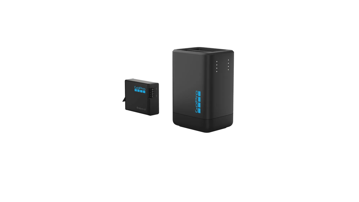 GoPro Dual Battery Charger + Enduro 2 Li-Ion Battery (Mission 1 / H13)