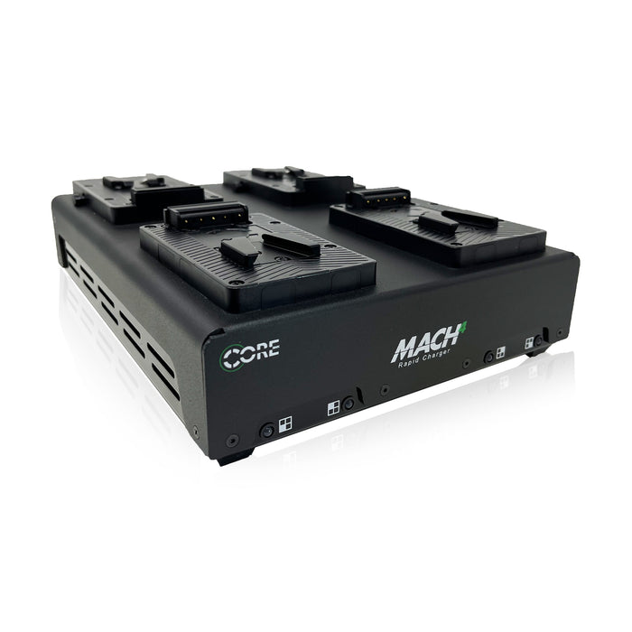 Core SWX Mach4 Four Position Charger, 4A rapid charger (V-Mount)