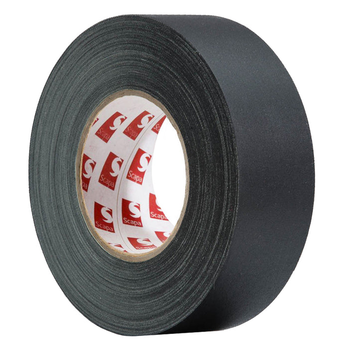 Scapa 2'' Black Cloth Tape (48mm x 55m)