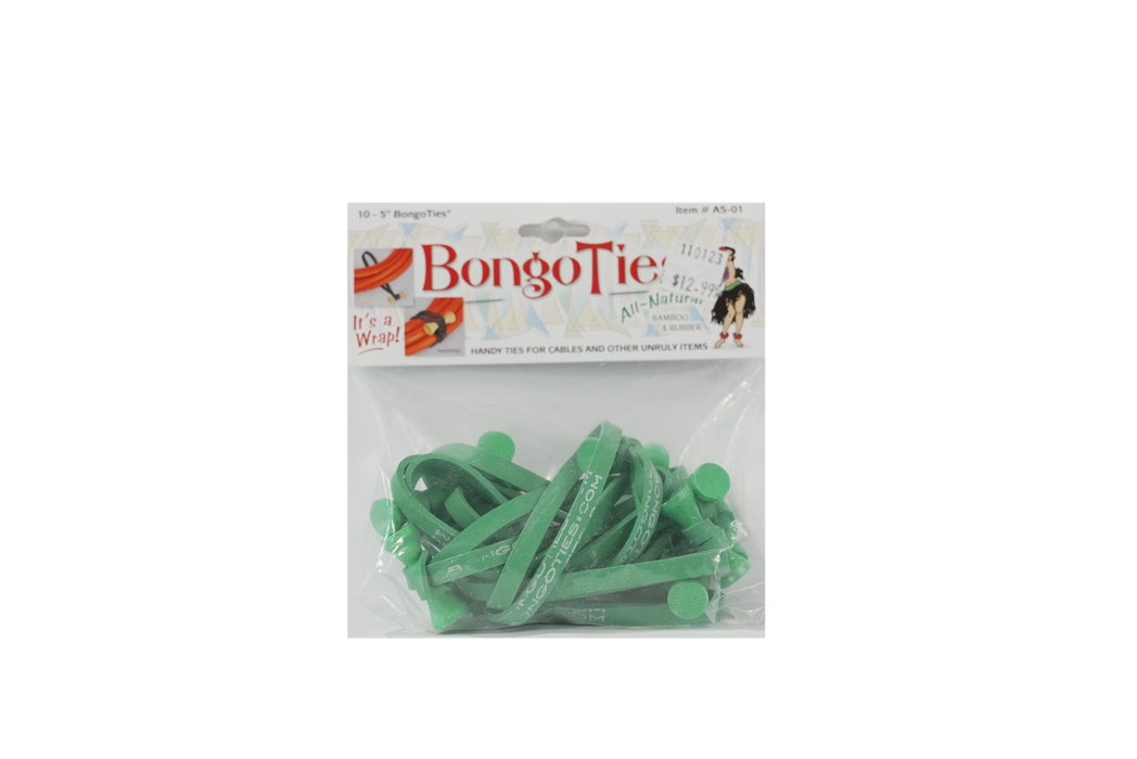 BongoTies All Green (10-pack)