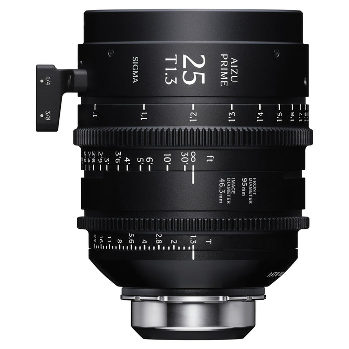 Sigma Aizu 25mm T1.3 LF FL F/VE (Feet) Prime Lens (E-Mount w/ eXtended Data)