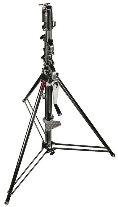 Manfrotto Black Steel 3-Section Wind Up Stand