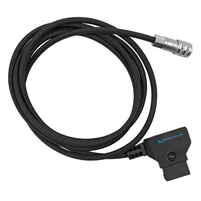 Kondor Blue D-Tap to 2-Pin Power Cable for BMPCC 6K/4K (Black, 48")