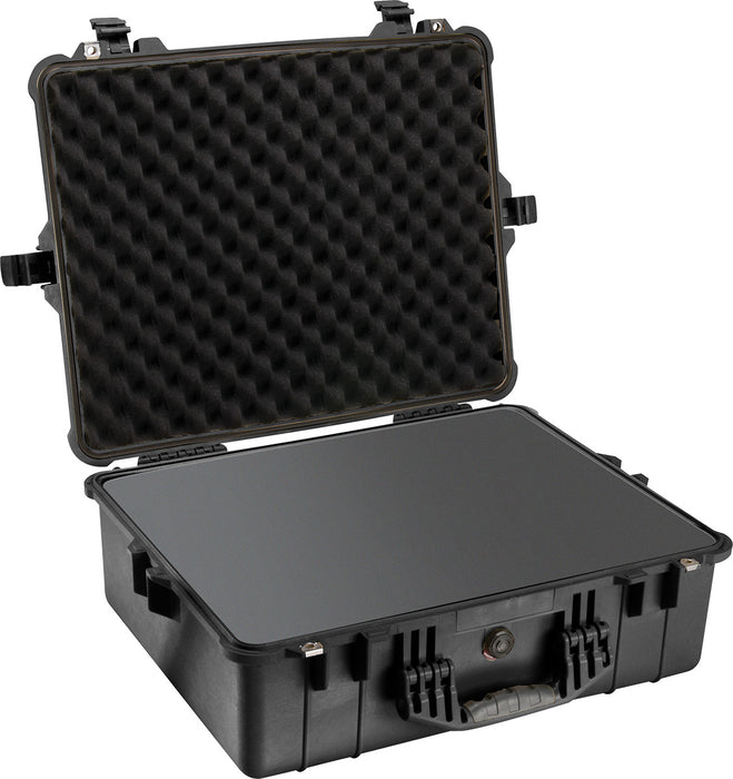 Pelican 1600 Case with Foam (Black)