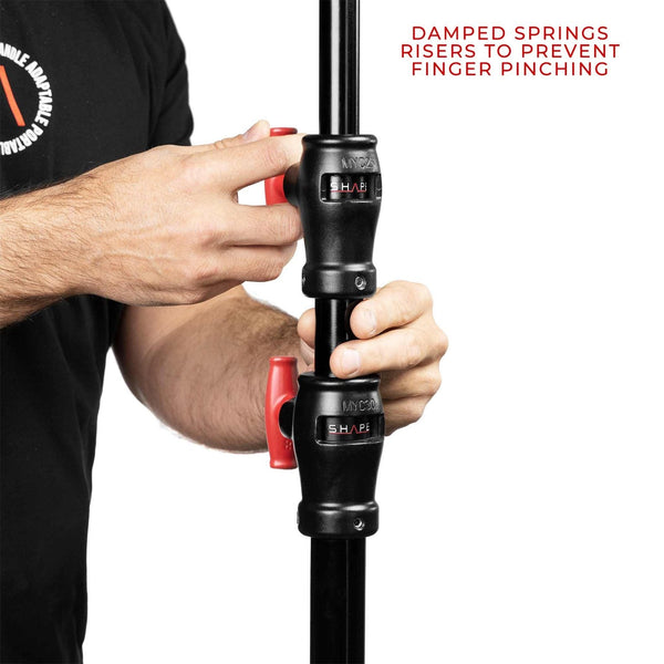 SHAPE 20" C-Stand Sliding Leg Black, 5.25'