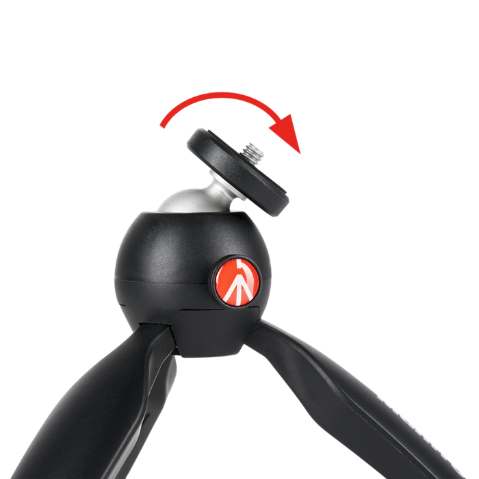 Manfrotto Pixi Mini-Tripod Black w/ Ball Head