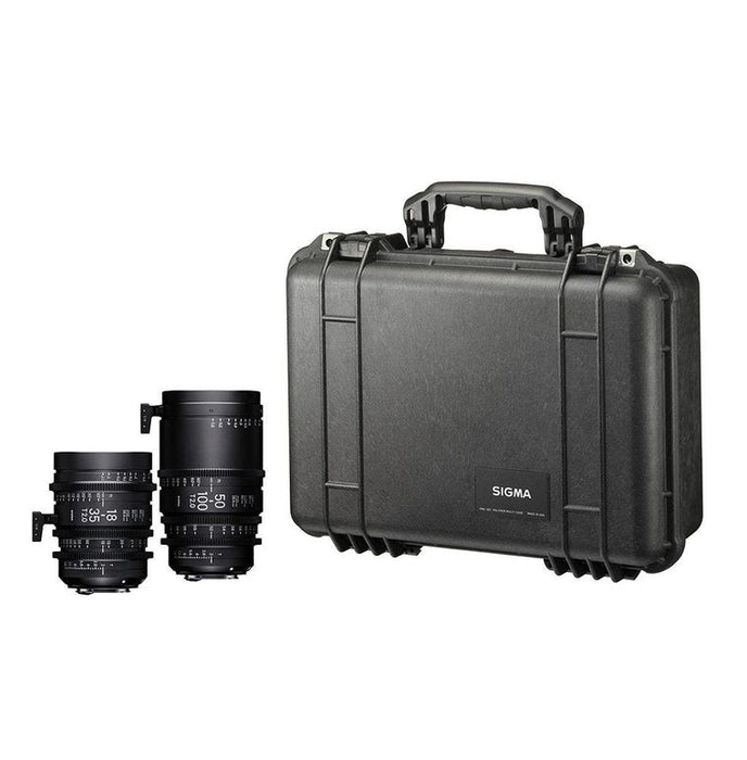 Sigma Cine 18-35mm T2 & 50-100mm T2 S35 Zoom Lens Kit (w/case) (Sony E)