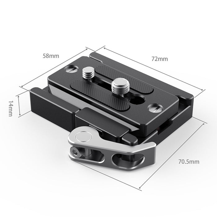 SmallRig Quick Release Clamp and Plate (Arca-type Compatible)