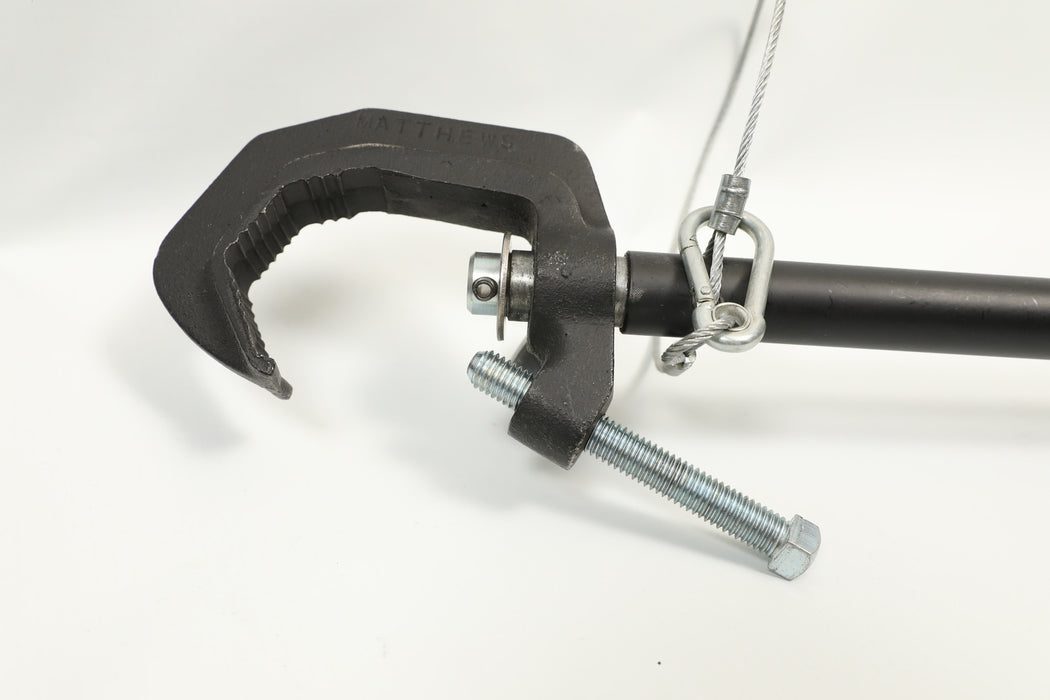 Matthews C-Clamp Custom Ceiling Baby Drop Bar  (USED)