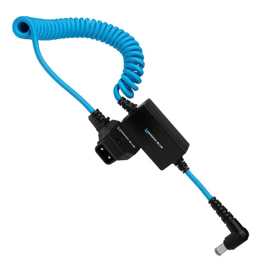 Kondor Blue D-Tap to 19.5V Regulated DC Coiled Cable for Sony FX9/FX6