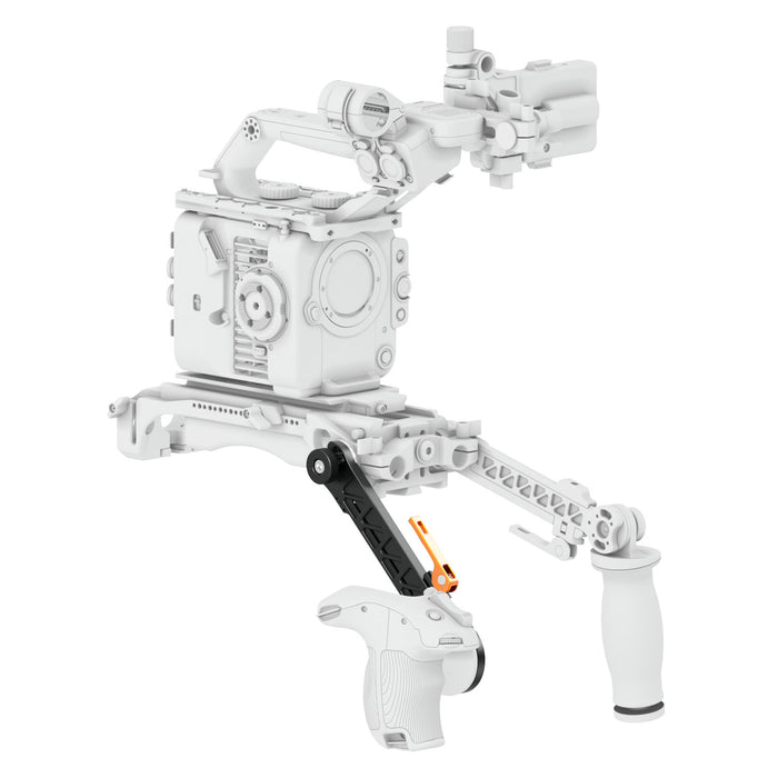 Bright Tangerine Adjustable Extension Arm for Sony FX6