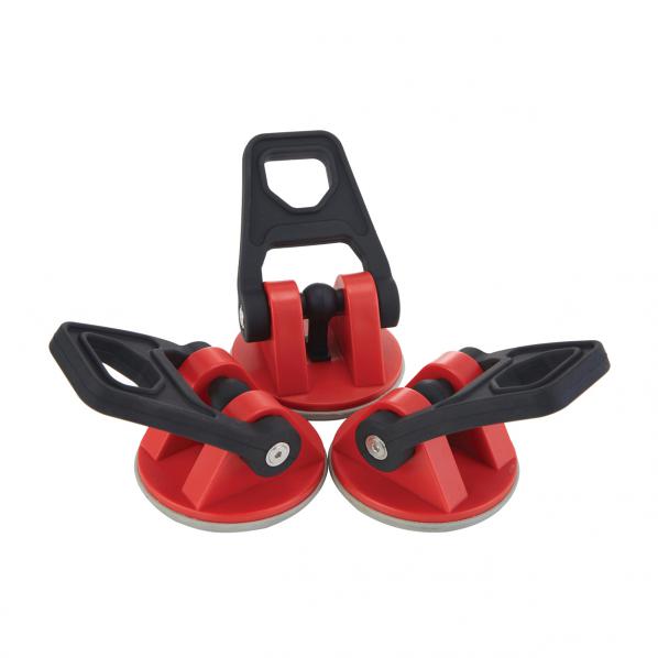 CamGear Rubber Feet for all ENG/EFP Elite Series tripod Systems, round, red, set of three.