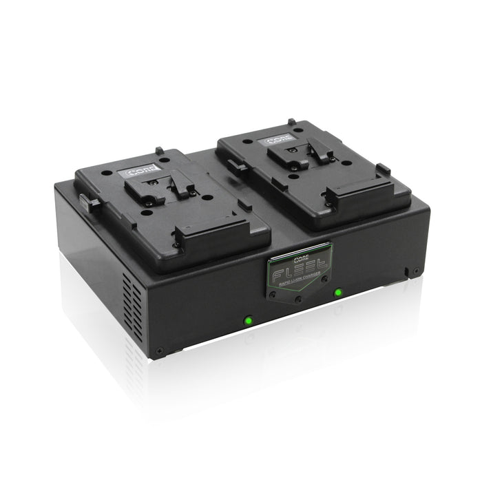 Core SWX Fleet D 2-Bay Charger (V-Mount)