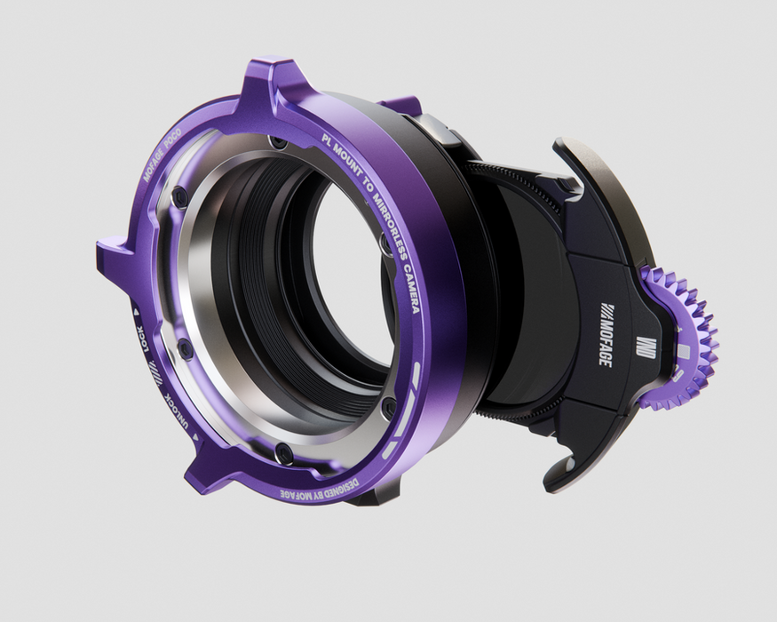 MOFAGE POCO II Drop-In Filter Lens Mount Adapter Kit (PL Lens to E Mount Camera)