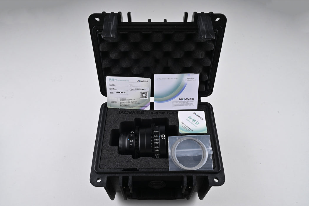Laowa 10mm T2.9 Zero-D VV Cine Lens - Sony FE