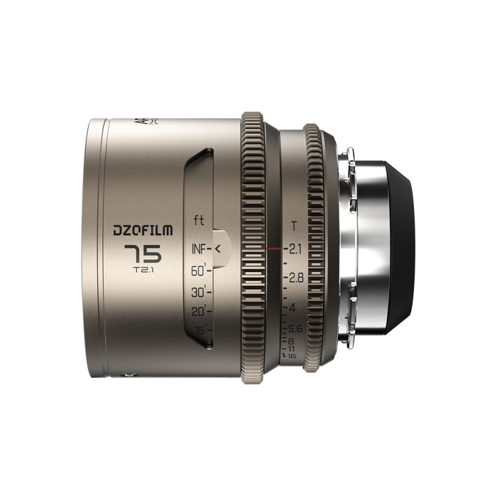 DZOFilm Arcana 32/45/75mm T2.1 Full-Frame 1.5X Hybrid Anamorphic Prime 3-Lens Set (PL mount, feet)