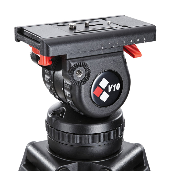 Camgear V10 Head with Elite 100mm Legs  (DISPLAY)