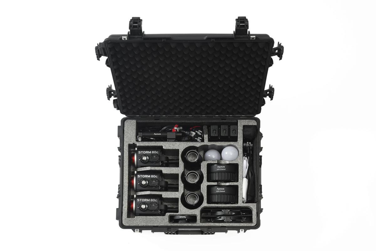 Aputure STORM 80c 3-Light Kit (US) — Lorne Lapham Sales and Rentals