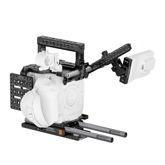 Bright Tangerine LeftField 3 Camera Cage-Advanced Kit for Canon C400