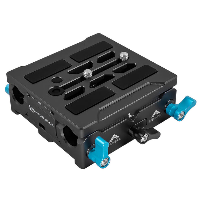 Kondor Blue Universal LWS ARRI Bridge Plate for ARRI, RED, URSA, C70, VENICE (Raven Black)