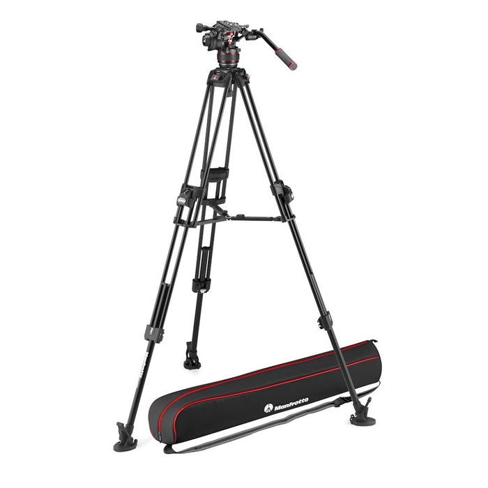 Manfrotto Nitrotech 608 series with 645 Fast Twin Alu Tripod