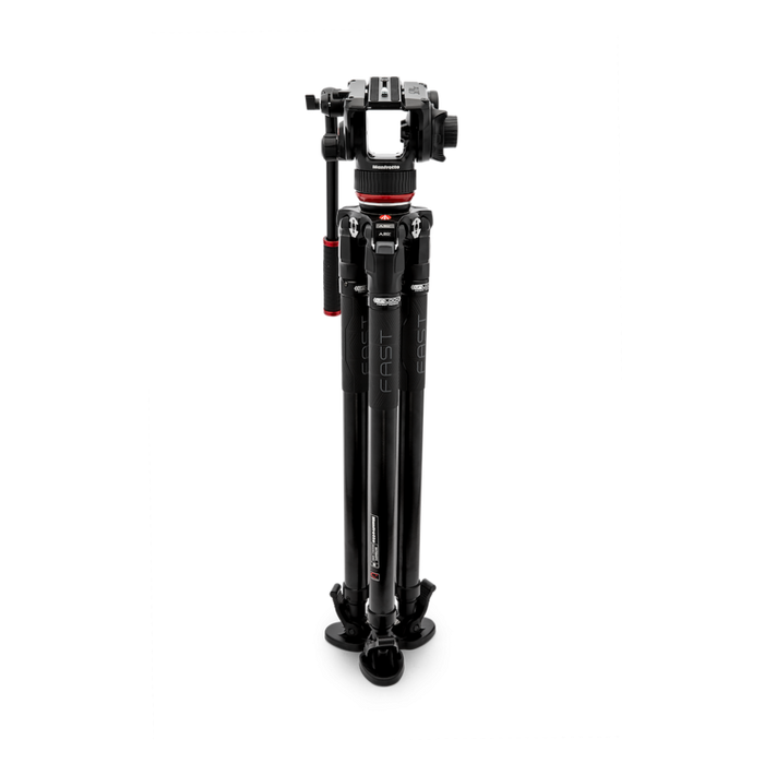 Manfrotto 504X Fluid Video Head with 635 FAST Carbon Fiber Tripod