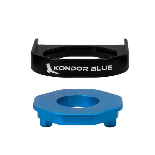 Kondor Blue ARRI-Style Anti Twist Spacer Plate for Mini Quick Release Plate (Space Gray)