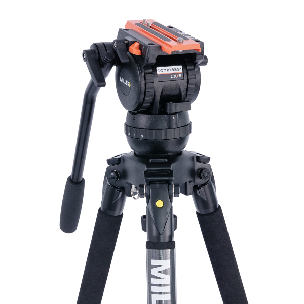 Miller #4090 Compass Versa CXV+8 Solo-Q 75 CF (3-stage) Tripod System